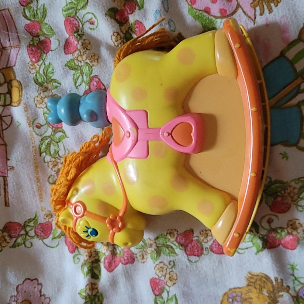 Vintage Mattel 1981 Rocking Horse Music Box